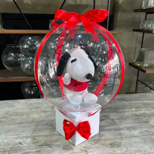 Box aerostatico snoopy rojo